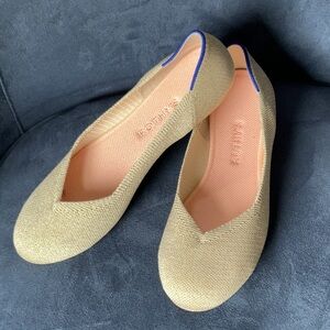 Rothy's Gold Flats
